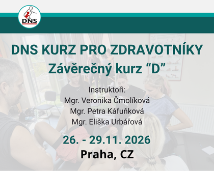 Závěrečný kurz DNS „D“ v Praze – poslední krok k certifikaci DNS terapeuta